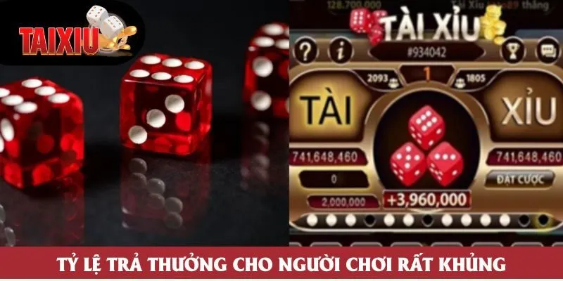 Tỷ lệ trả thưởng cho người chơi rất khủng Tỷ lệ trả thưởng cho người chơi rất khủng
